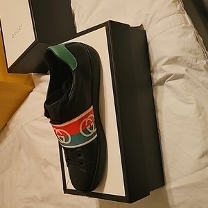 Gucci Ace Leather uppers